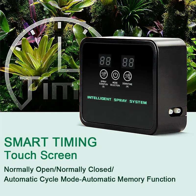 Inteligentni Samodejni Megle Sistema Spray Set Tropskega Deževnega Gozda Elektronski Timer, LCD Zaslon Sprinkler Sistem za Zalivanje Naprave