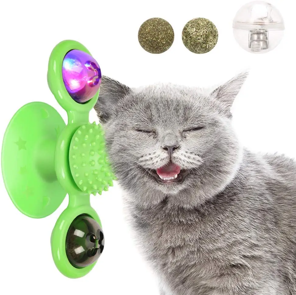 Interaktivni vetrnica mačka igrača smešno gramofon puzzle pametne hišne usposabljanje igrača česanje masaža hišne potrebščine