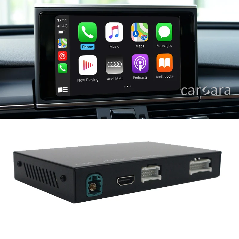 IPhone carplay adapter android auto vmesnik za 2012-2018 A6 A7 A7 MMI radio zaslon deluje z iPhone, telefon android ios airplay