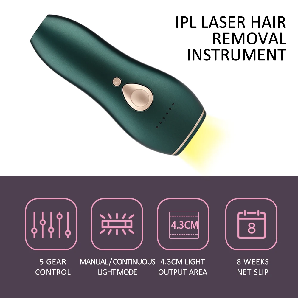 IPL Laser Epilator Neboleč Utripa Odstranjevanje Dlak Pralni Električni LCD Impulzni Obraza Telo, Bikini Stalno Las Naprave za odstranjevanje barve