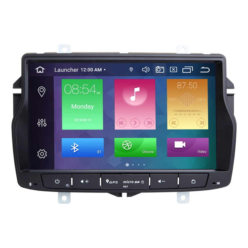 IPS DSP 4G 64 G 2 Din Android 10 avtoradia Za Večpredstavnostna Lada Vesta-2018 Stereo GPS Navigacijo, Audio Vodja Enote NOdvd Igralec