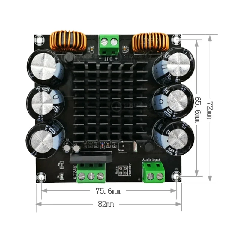 IS-M253 420W Mono Digitalni Ojačevalnik Odbor TDA8954TH BTL Način Modul Odbor