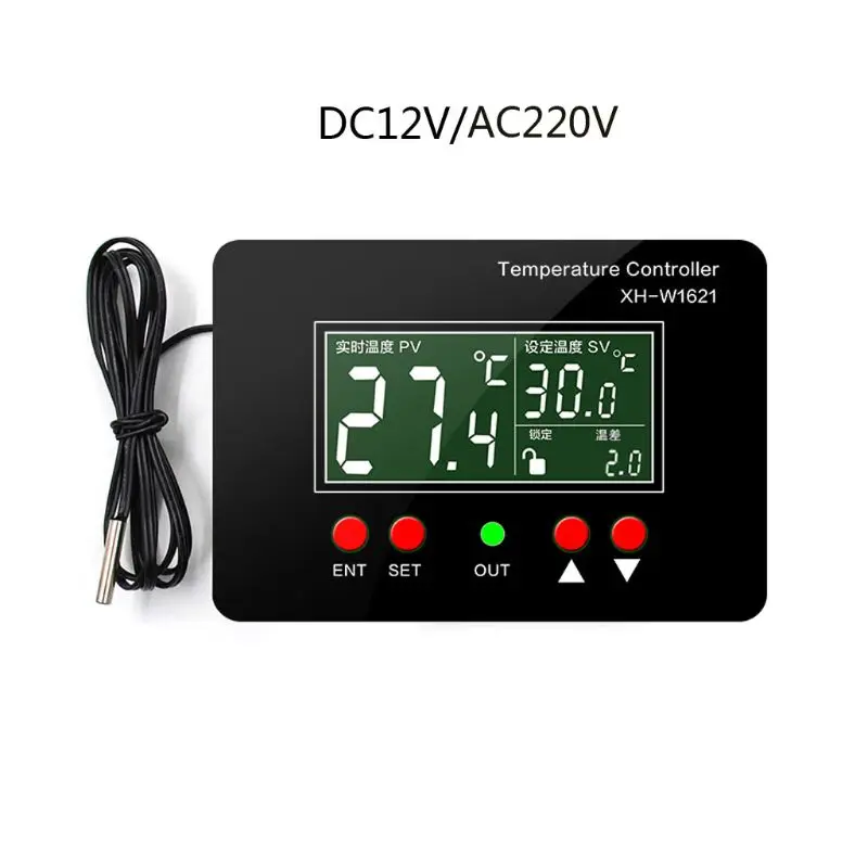 IS-W1621 DC12V/AC220V Digitalni Termostat Konstanta PID Temperaturni Regulator 23GB