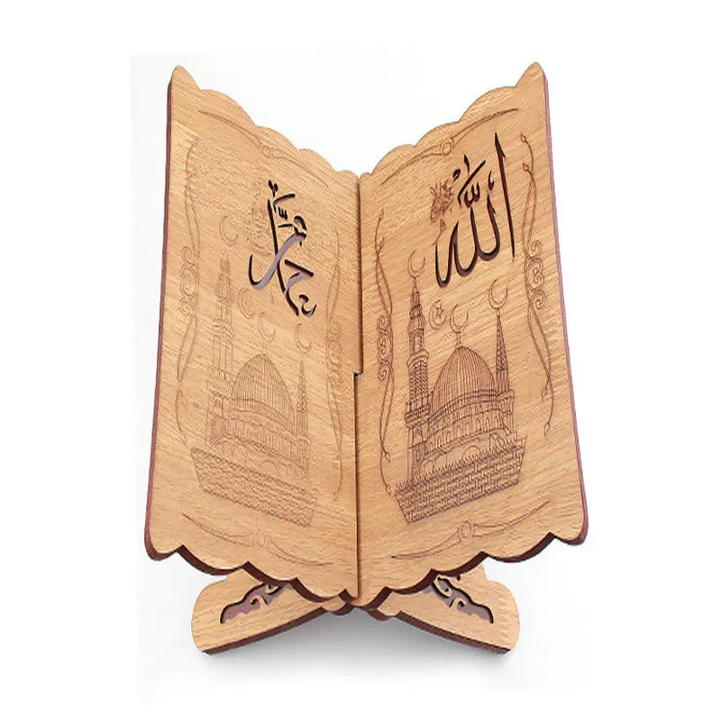 Islam umetnostne Obrti darilo Ustvarjalnost Lesene Eid al-Fitr Islamske knjige polica Pismo okvir Kuran Korana, Svete Stojalo Držalo Rehal