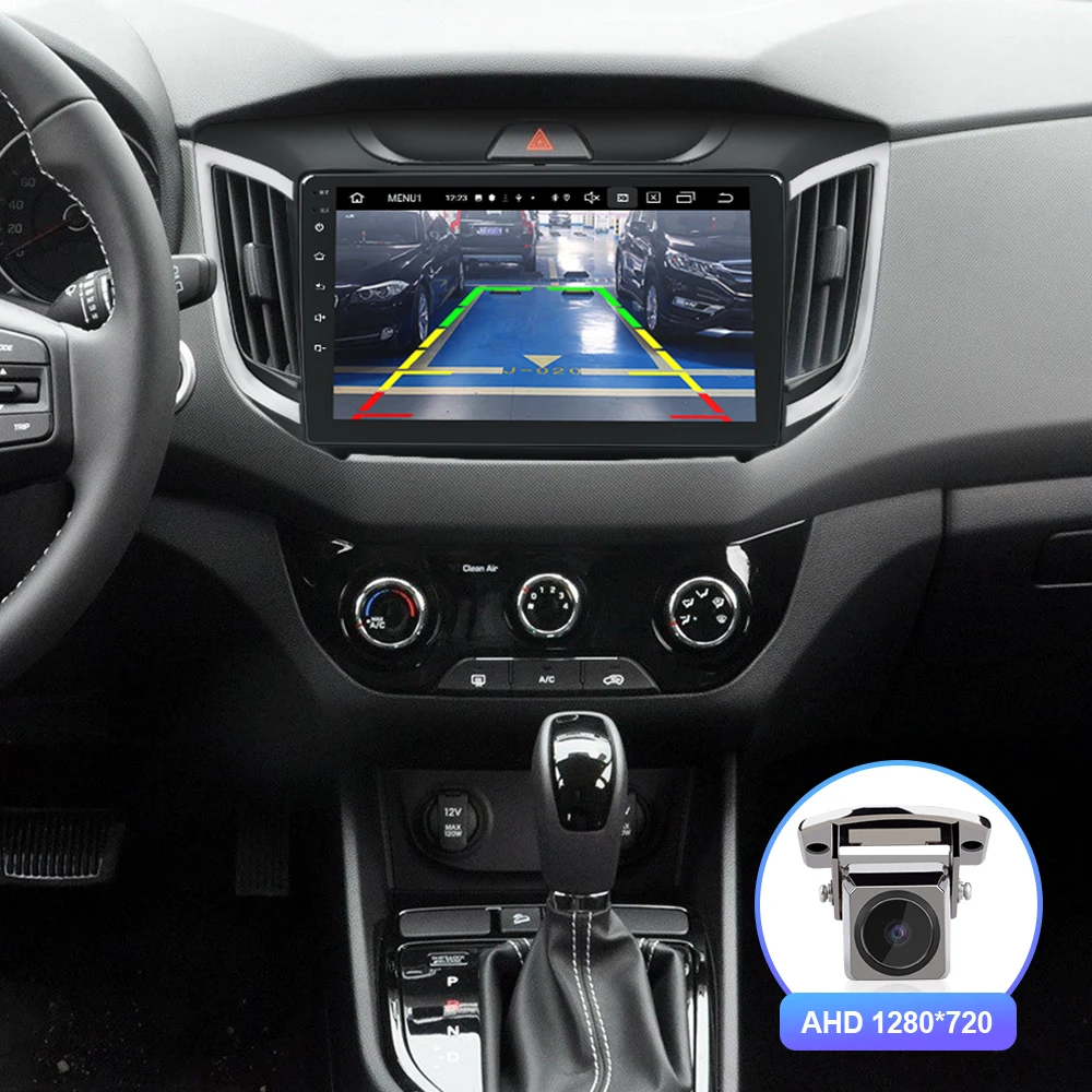 Isudar V72 4G 1 Din Android Auto Radio Hyundai/IX25/Creta-2019 HD 1280*720 Avto Večpredstavnostna 8 Core RAM 4 GB GPS DVR Kamera