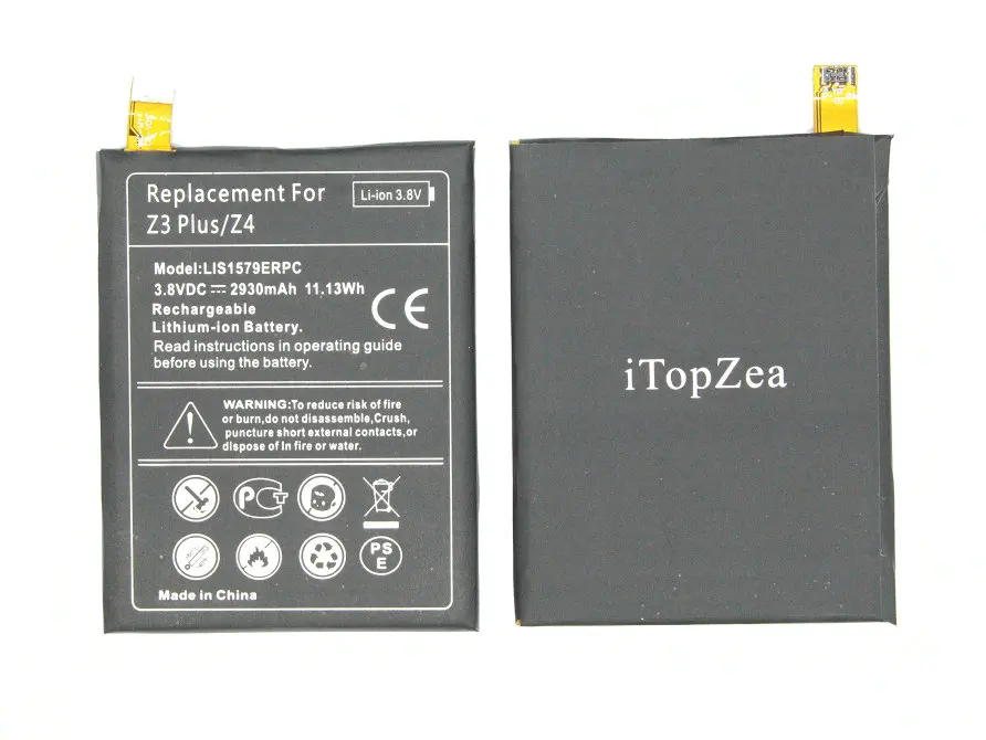 ITopZea 1x 2930mAh LIS1579ERPC Nadomestna Baterija Za C5 Ultra / Dual E5506 E5553 E5533 E5563 Z3 Plus Z3+/ Dual E6553 Z4 E6533
