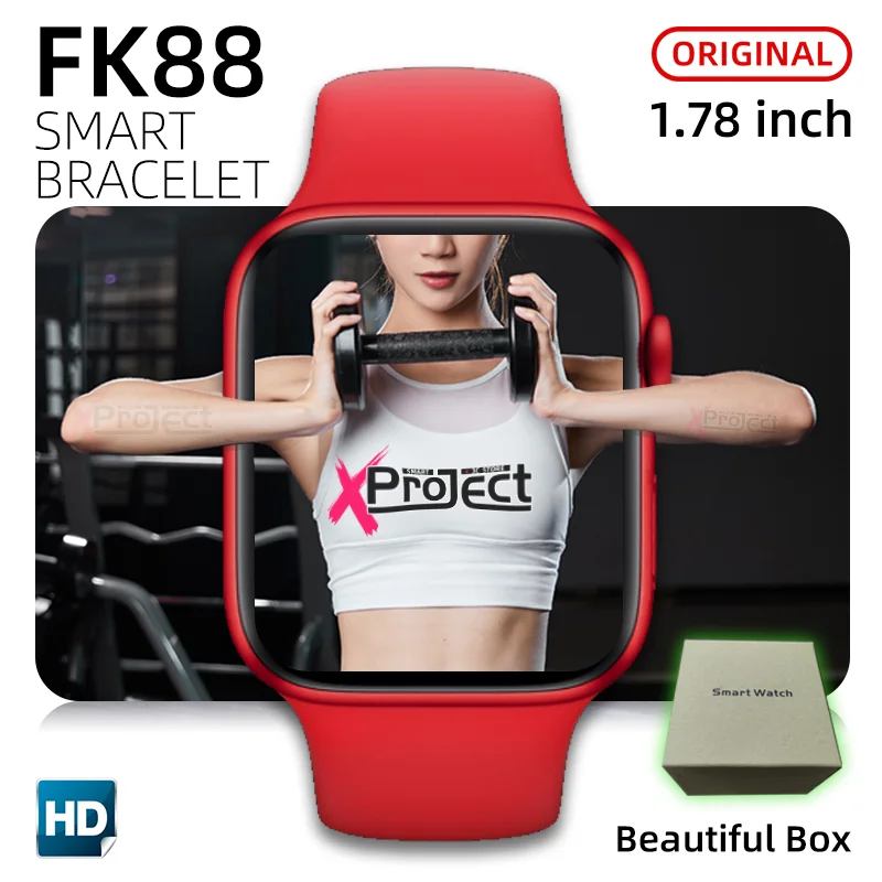 Iwo FK88 Pametno Gledati Klic Smartwatch 2021 Moških 1.78 Palčni GPS-Položaj Bluetooth Srčnega utripa pk FK78 HW12 X6 W26 W34 W46