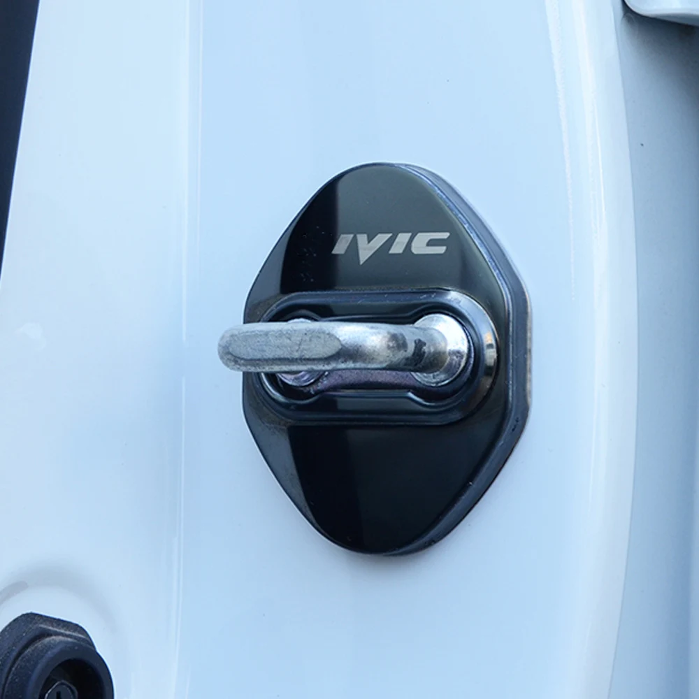 Iz nerjavečega jekla, Avto Dodatki vrata zatvornica sponke zaščitnik kritje trim nalepke za Honda CIVIC 2016 2017 2018 2019 avto styling