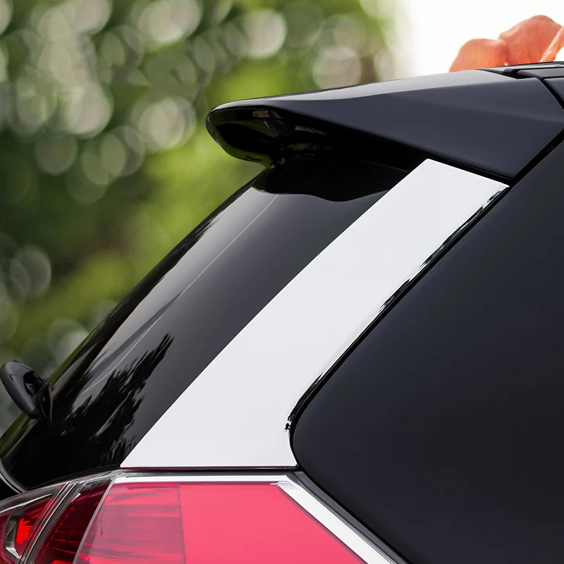 Iz nerjavečega jekla Za Nissan X-trail, Xtrail T32 Lopov-2018 Zadaj windows steber Spojlerji Krila Kritje Trim Nalepke avto styling