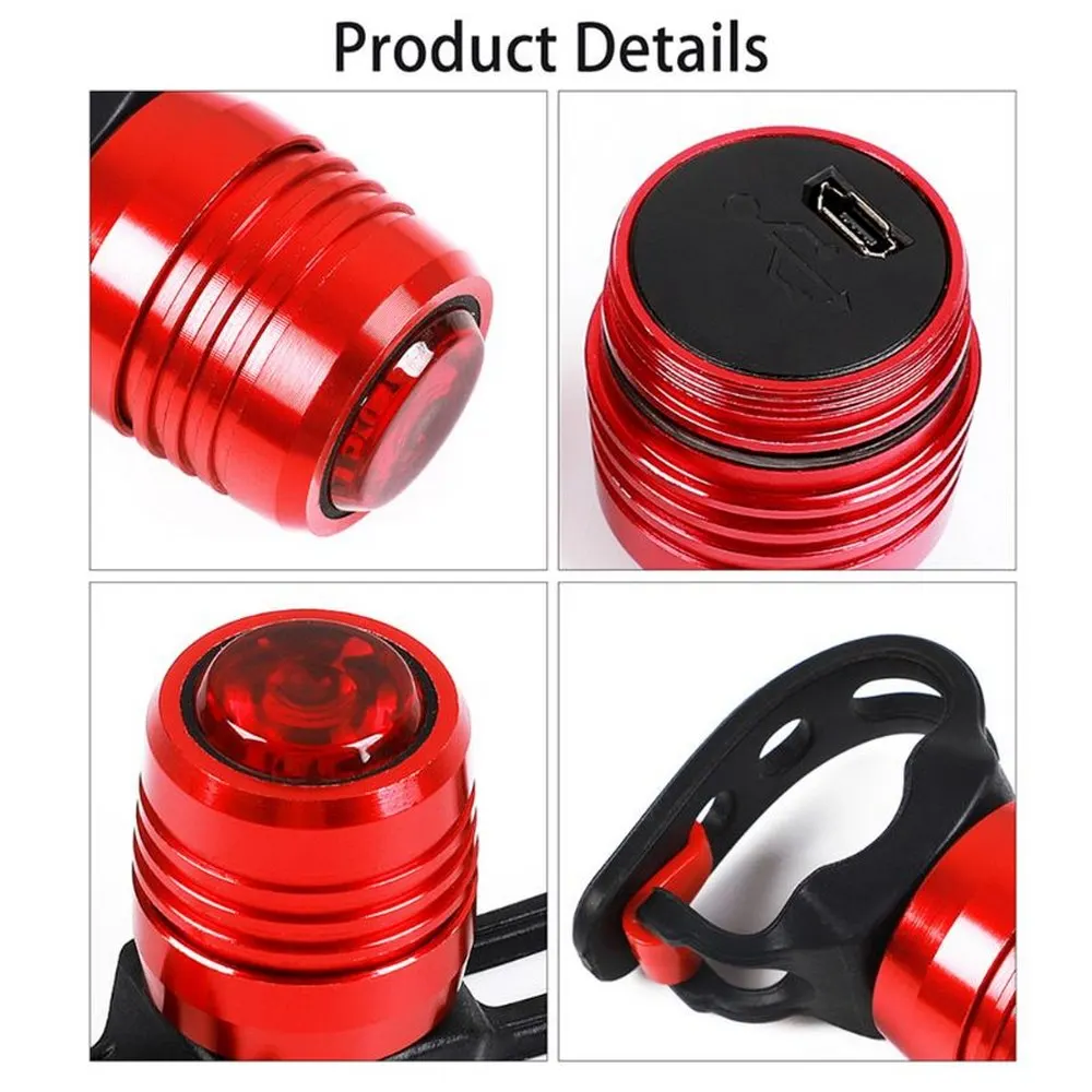 Izposoja Rep Vrsta Svetlobe opozorilna Lučka Polnjenja s kablom USB Rdeče Bele Svetlobe, Barve Varnost Smerniki Močni Svetlobi Šibki Svetlobi Bliskavice