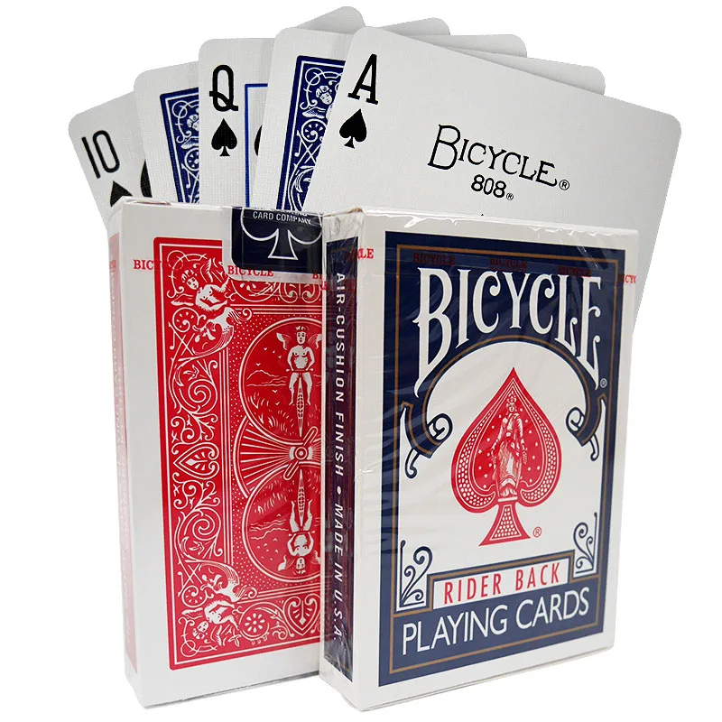 Izposoja Rider Nazaj Igranje Kartice Krovom 808 Zaprti Poker USPCC Magic Igre s kartami Blizu Stopnji čarovniških Trikov Rekviziti za Čarovnik