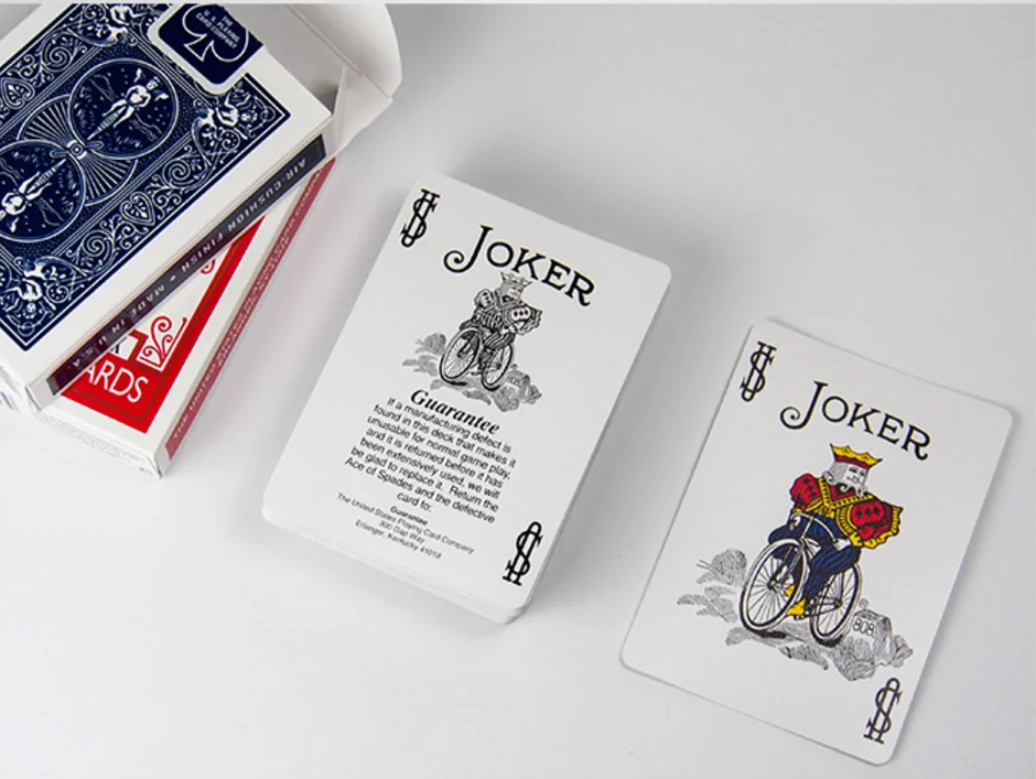 Izposoja Rider Nazaj Igranje Kartice Krovom 808 Zaprti Poker USPCC Magic Igre s kartami Blizu Stopnji čarovniških Trikov Rekviziti za Čarovnik