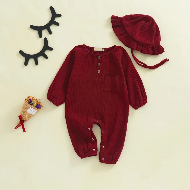 Iztrgana Nastavite Otroška Oblačila, ki Pozimi Nastavite Baby Girl Obleke Obleke 2Pcs Romper+Klobuk Malčka, Girl Obleke