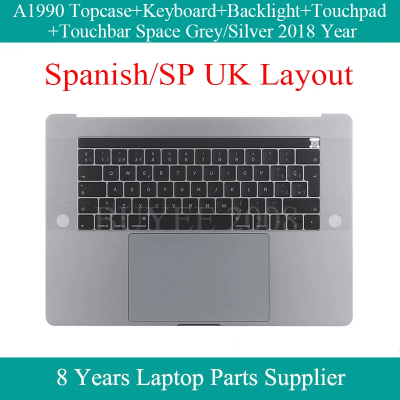 Izvirno Novo A1990 španski Tipkovnico Za Macbook Pro 15.4