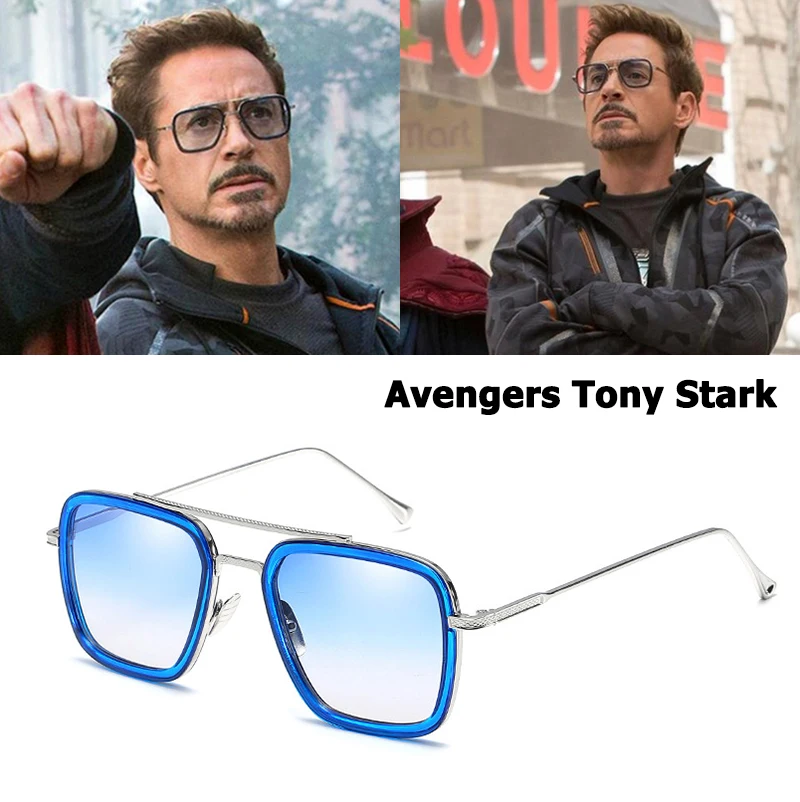 JackJad 2020 Moda Kul Tony Stark Let 006 Slog, Sončna Očala Moških Kvadratnih Letalstvu, Blagovno Znamko, Design Sončna Očala Oculos De Sol