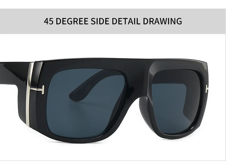 JackJad 2020 Moda Sodobne Ščit Slog Vintage sončna Očala ' enske mo {T Kovinski Gradient sončna Očala UV400 Oculos De Sol FT0733