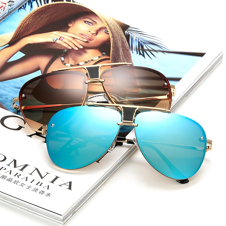 JackJad Moda 20. Obletnica Edition DESETLETJU DVA sončna Očala Mayweather Stil, blagovno Znamko, Design Letalstva sončna Očala Oculos De Sol