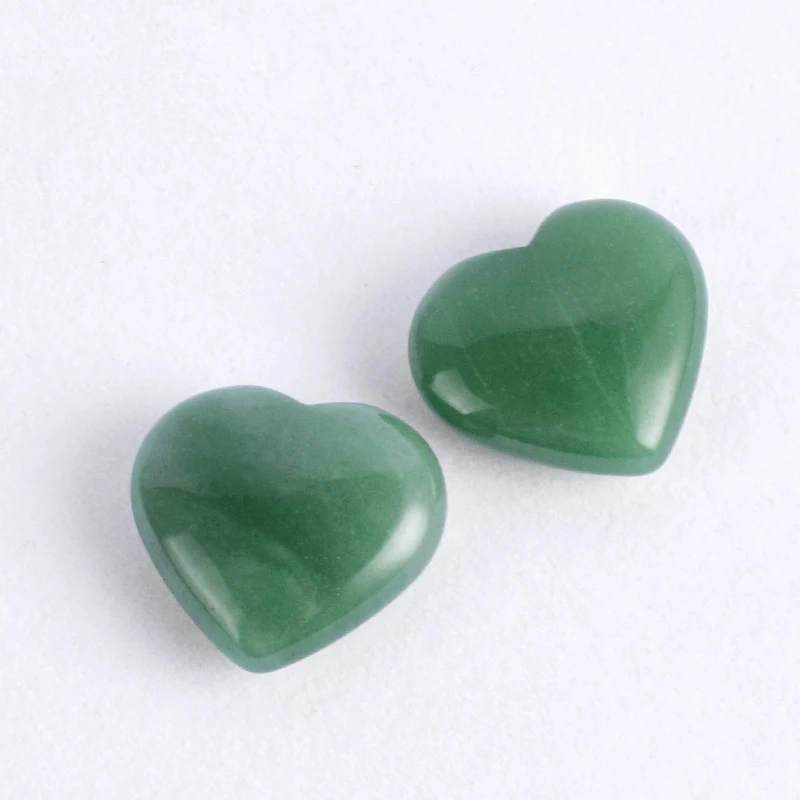 Jade srce-obliko biseri naravne Aventurine kristalno mineralnih Mini doma dekoracijo opremo poroko uslug darila zdravljenje