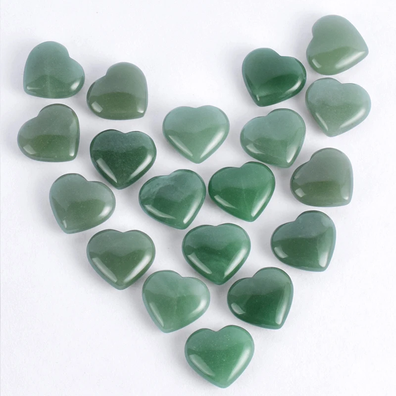 Jade srce-obliko biseri naravne Aventurine kristalno mineralnih Mini doma dekoracijo opremo poroko uslug darila zdravljenje
