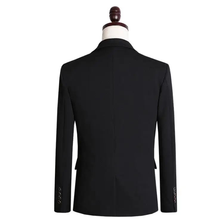 (Jakne+Telovnik+Hlače)2019 New Visoke Kakovosti En Gumb Black Priložnostne Obleko Moških,Jopič Poročno Obleko Za Moške Kopalke Homme mensuit