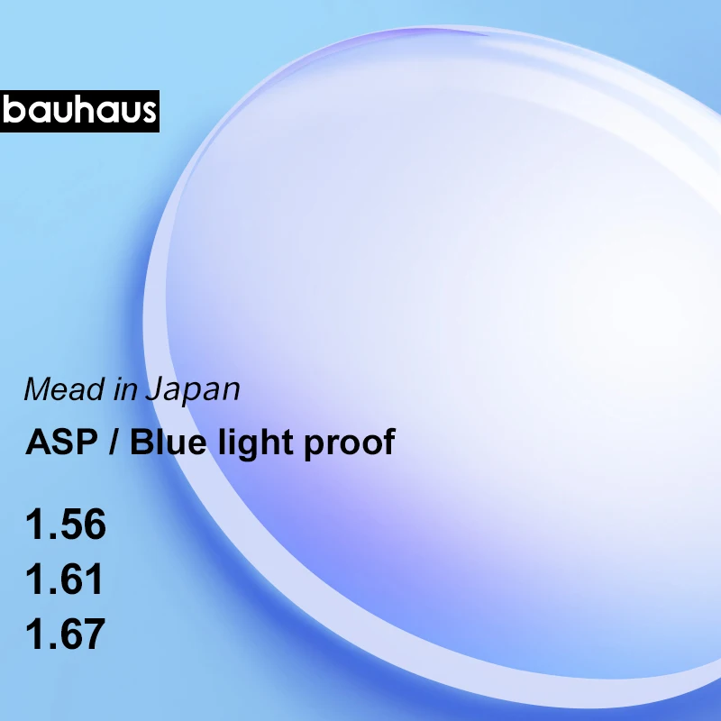 Japonska Anti-Modre leče Visok Indeks Aspherical Kratkovidnost/Daljnovidnost Presbyopia Recept Optični Računalnik leče Za Oči Protectio