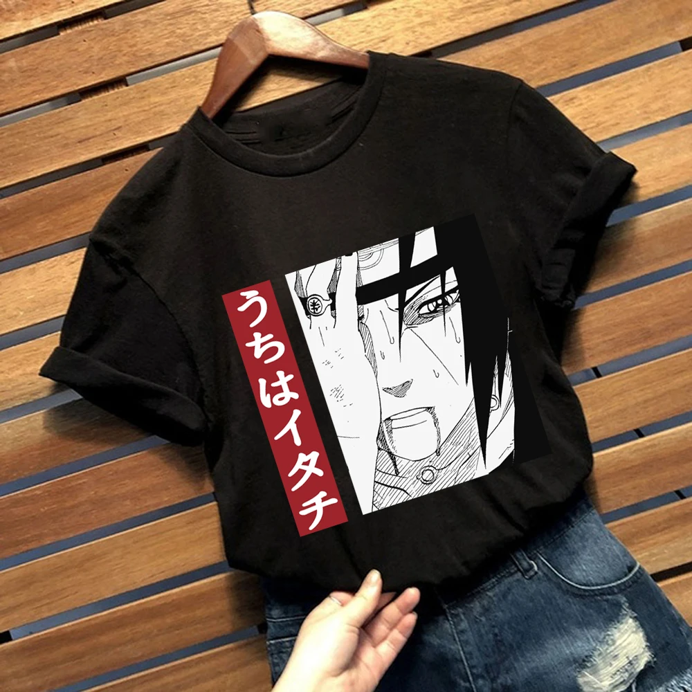 Japonska Naruto Itachi T-shirt Unisex Kratka Sleeved Anime T Shirt Tee Darilo