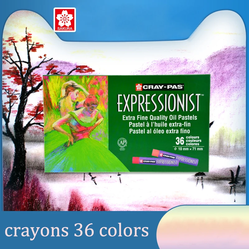 Japonska Sakura olje, pastel 12 barv 25 barv 36 barv 48 barve barvice nastavite varno in nestrupeno vrtec oljni pasteli graffit