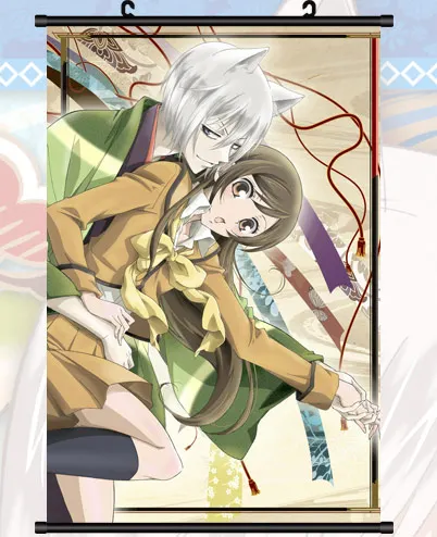 Japonski Anime Kamisama Hajimemashita Tomoe Poljub Doma Dekor Steno, se Pomaknite Plakat 40x60CM risanka platno slikarstvo plakati