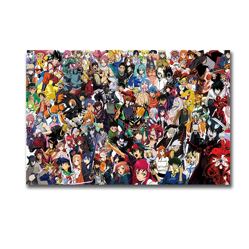 Japonski Anime Risanke, Film Olja, Plakatov in Fotografij Platno, Slikarstvo, Umetnost, Stenske Slike Prostor Za Dnevni Sobi Doma Dekoracijo