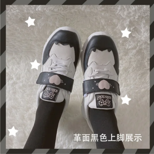 Japonski sweet lolita čevlji z visoko peto kawaii dekle cosplay čevlji udobno kolegij slog jk enotno ženske čevlje loli cos