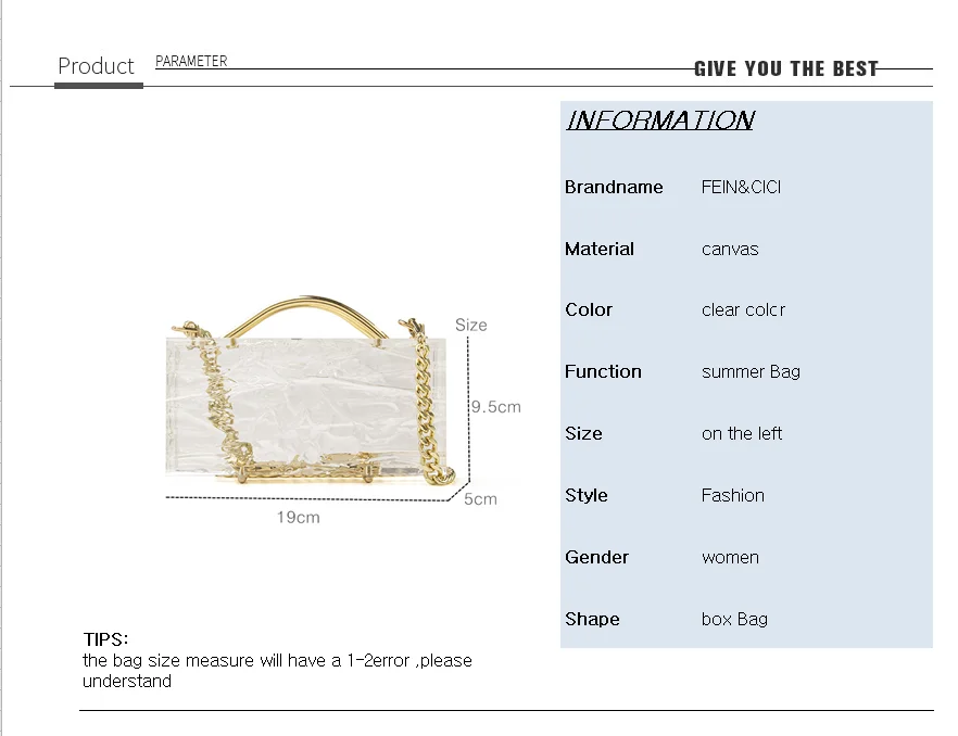 Jasno akril sklopka torbici ženske pregleden sel vrečko oblikovalec ledu tote box torbico Dubaj dekle letnik stranka poletje vrečko