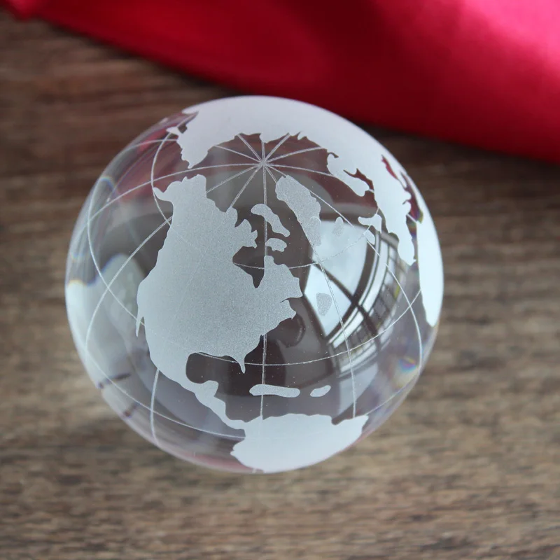 Jasno, Kristalno Steklo Svetovni Zemljevid, Globus Otroci Zemlje Poučevanja Abstraktni Model Feng Shui Zbirateljske Obrti, Darila Dom Dekor Opremo