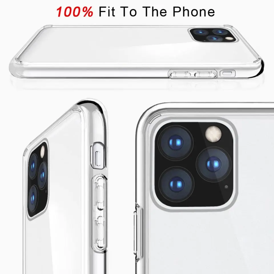 Jasno, Prvotno Primeru Za Apple iPhone 11 Pro Max 12 Pro Plus 8 7 6 6s PC+TPU Nazaj Kritje Za iPhone XS Max X XR SE 2020 Primeru Telefon