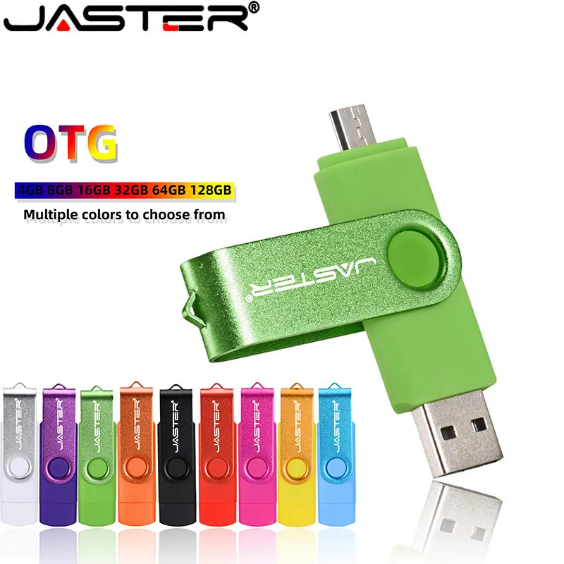 JASTER ključ USB smart OTG usb flash disk 64 G 32 G pen drive Palec pogoni memory stick otg usb ključ Pen drive Božična darila