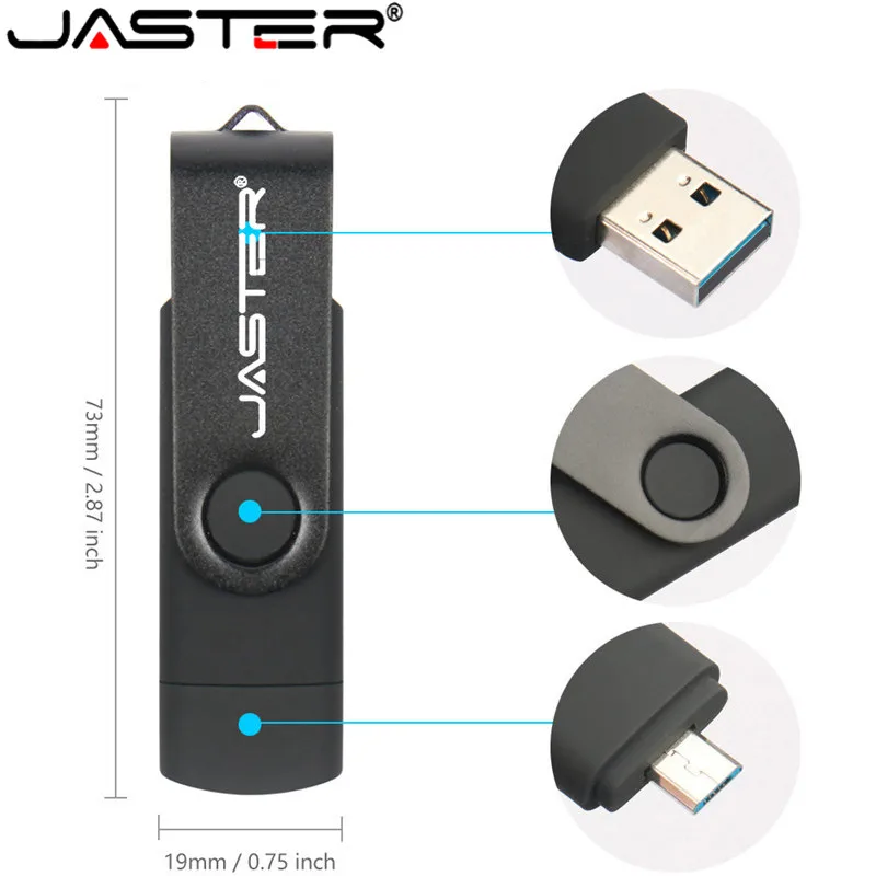 JASTER Najboljše OTG USB 2.0 Flash Drive cle usb 2.0 ključek 4GB 8GB 16GB 32GB 64GB pen drive Pametni Pendrive