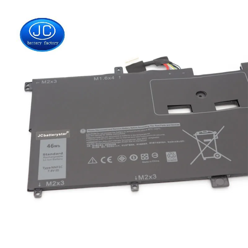 JCbatterystar NNF1C Laptop Baterija Za Dell XPS 13 9365 Serije XPS13-9365-D1605TS D1805TS HMPFH N003X9365-D1516FCN 7.6 V 46WH