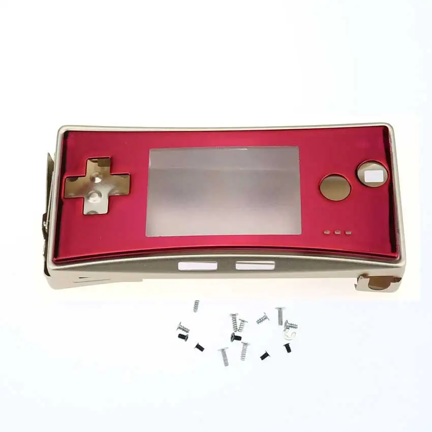 JCD 6 Barve, Kovinsko Ohišje Lupino primeru za Nintendo Gameboy Mikro GBM prednji, zadnji Pokrovček Faceplate nosilca za Baterijo w/ Globina