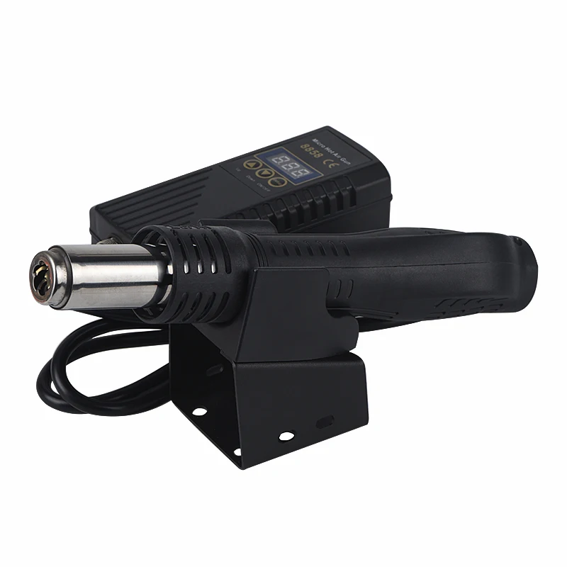 JCD Toplotno Pištolo 220V LED Digital Micro Predela spajkalna postaja delovna mat Digitalni merilnik 750W Hot air gun varjenje orodja za popravilo