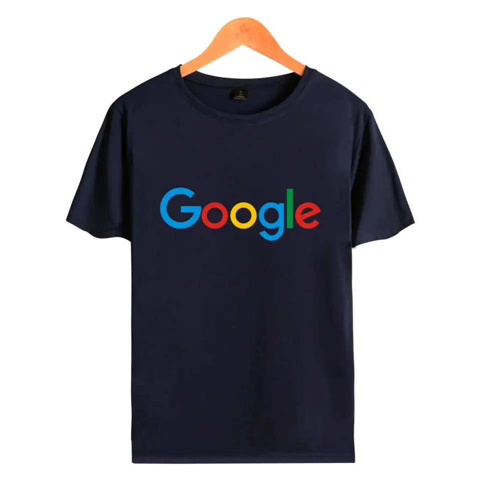 JE Google, Microsoft krog vratu T-majice, Moške, ženske, majice Kratek Rokav, Natisnjeni poletje Priložnostne Tee Shirt harajuku t-shirt oblačila