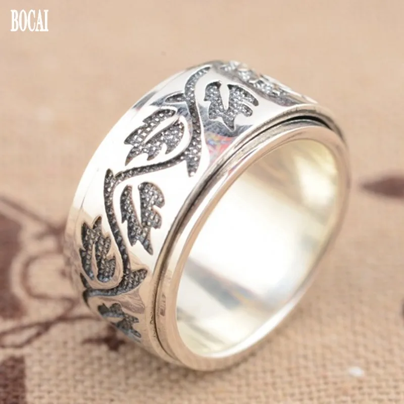 Jelena kralj S925 sterling srebrni prstan srebrn nakit trgovini starinsko stil nakit ljubitelji prenos obroč