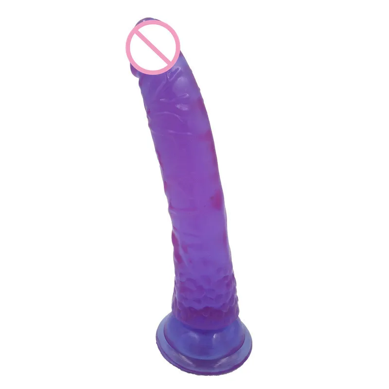 Jelly velik Dildo Realne Erotično Mehko 3.5*21 cm Analni Dildo Trak Na Velik Penis Sesalni Igrače za Odrasle Sex Igrače za Ženske