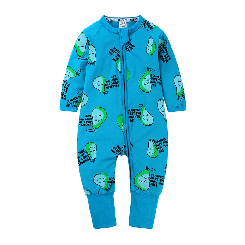 Jeseni, Pozimi Newborn Baby Oblačila 2020 Baby Dekle Oblačila Jumpsuit Romper Dojenčka Kostum Otroci Sleepwear Pižamo CR167
