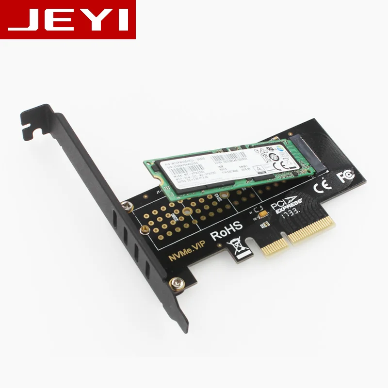 JEYI SK4 Pro M. 2 NVMe SSD NGFF, DA PCIE X4 adapter M Tipka za kartico vmesnika Podprite PCI Express 3.0 x4 2230-2280 Velikost m.2 POLNI HITROSTI