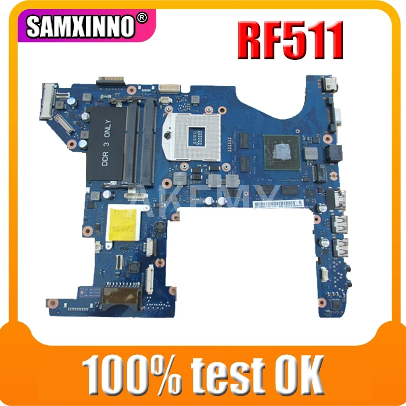 JIANSU Za Samsung RF511 Prenosni računalnik z Matično ploščo BA92-08160A BA92-08160B BA41-01473A MainBoard Testirani Hitro Ladjo