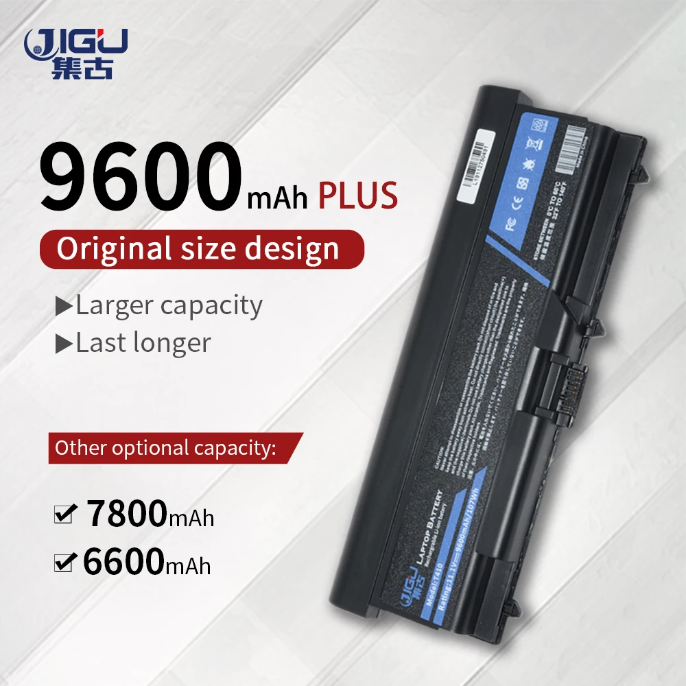 JIGU Visoke Kakovosti Laptop Baterija Za Lenovo ThinkPad E40 E50 T410 T410I T420 T510 SL410 SL510 Črno 9 Celic