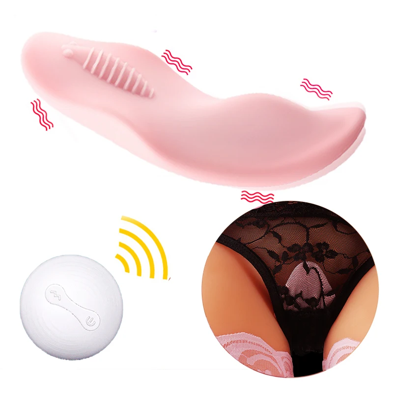 JIUUY Stimulator Klitorisa Prenosni Hlačne Vibrator z Brezžičnim Daljinskim Nevidno Vibracijsko Jajce Sex Igrače za Ženske