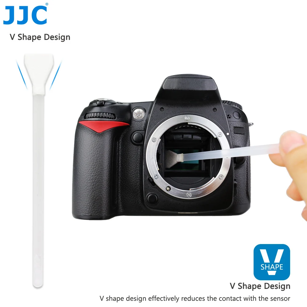 JJC 16 mm Širina APS-C Okvirja Senzorja Fotoaparata Čistilo CCD, CMOS-Čisto Orodje V Obliko Čiščenje Krpo Kit za Canon/Nikon/Sony/Olympus