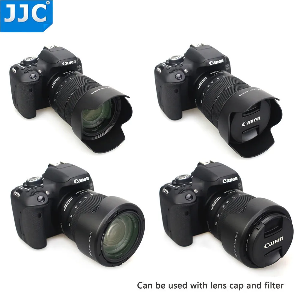 JJC Objektiv Kapuco za Canon EF-S 18-135mm f/3.5-5.6 is USM, RF 24-104mm F4 L IS USM Objektiv za Canon EOS R6 80D 77D 60D Nadomešča EW-73D