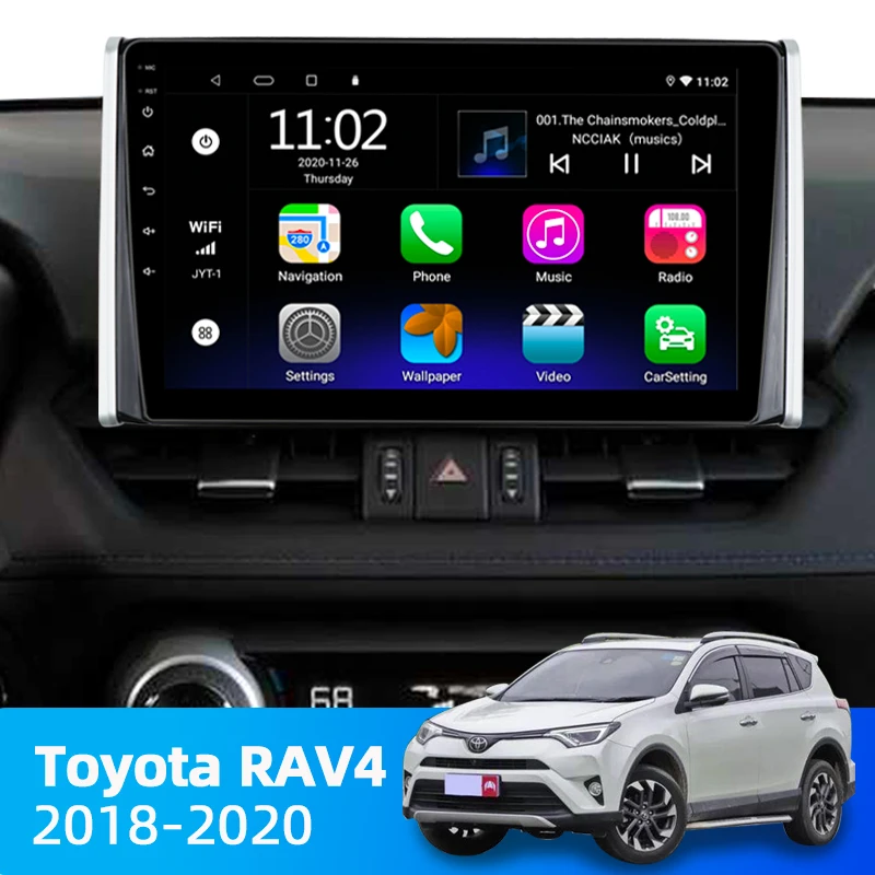 JMANCE Android 10 Carplay Za Toyota RAV4 XA50 2018 - 2020 Avto Radio Večpredstavnostna Video Predvajalnik Navigacija GPS Ni 2din 2 din DVD