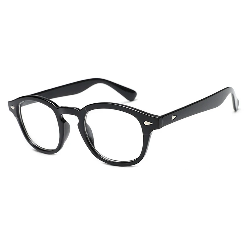 Johnny Depp Očala Moški Ženske Retro Vintage Krog Optična Očala Kratkovidna Očala Okvirji Tortoise Očal Okvir Oculos de grau